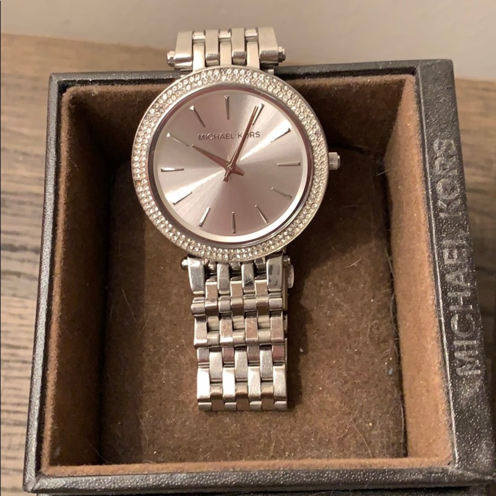Michael Kors rhinestone watch